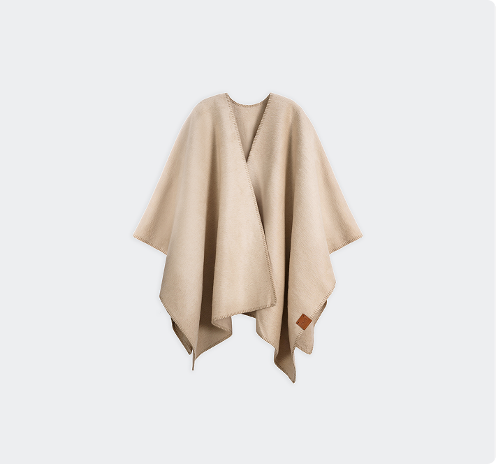 Murmur Collection cape in light beige