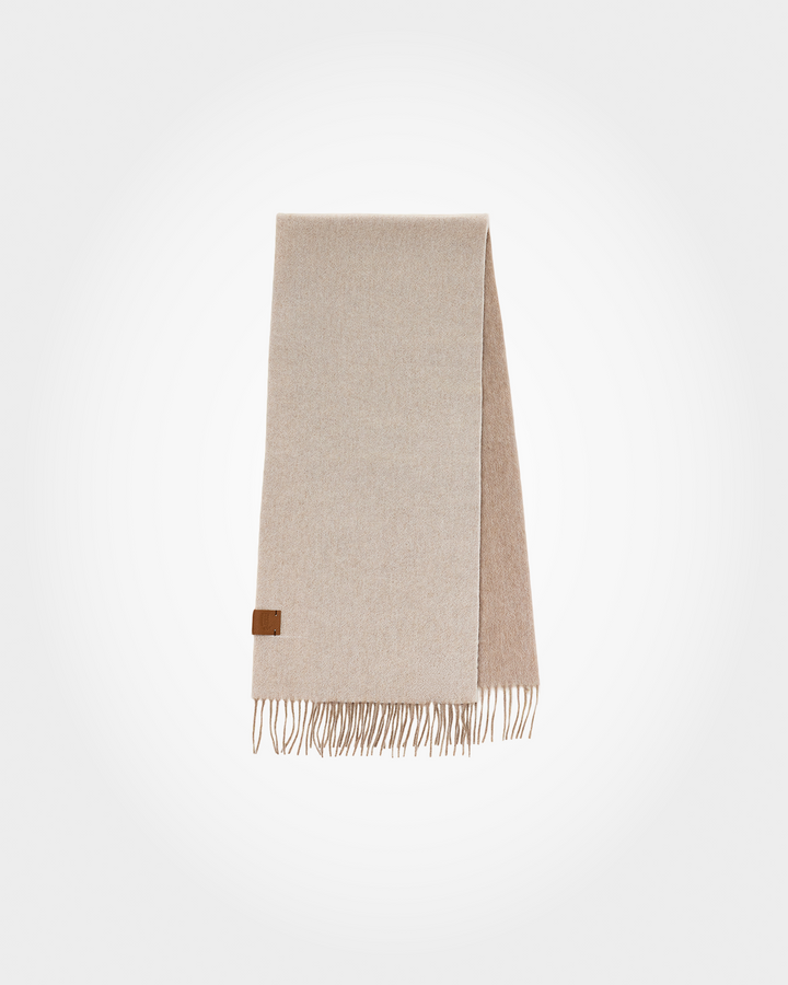 Whisper Long Cashmere Scarf | Wheat Haze