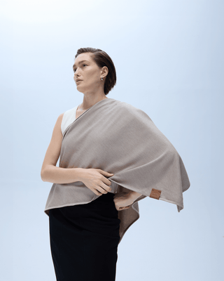 Whisper Triangle Wrap | Clay Mist - Murmurs