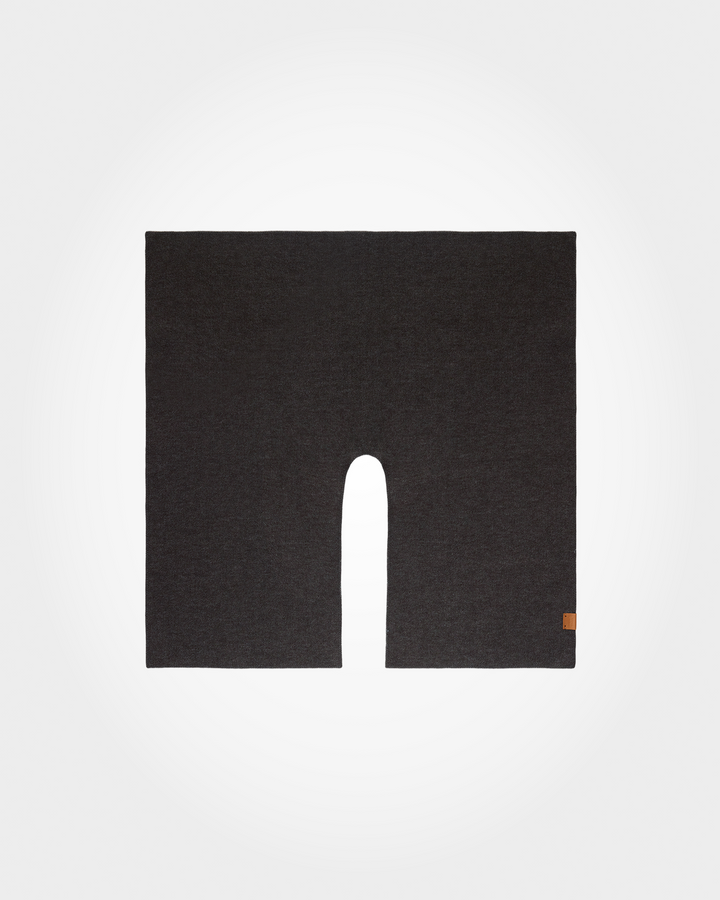Ember Wool Cashmere Cape | Peat Smoke