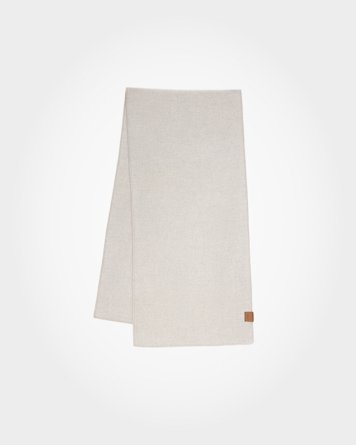 Ember Oversized Wool Scarf | Oat Down