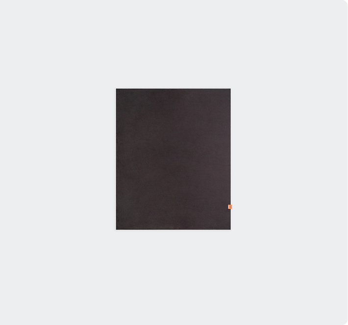 Hush Collection blanket in deep espresso