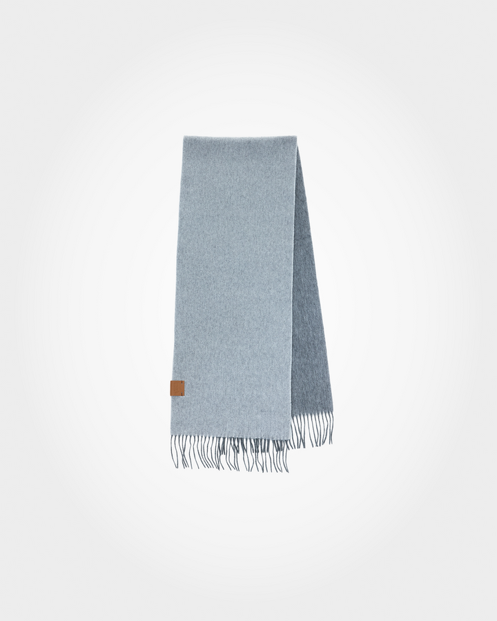 Whisper Long Cashmere Scarf | Cloud Ash