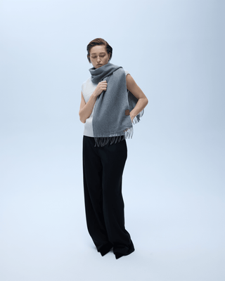 Whisper Long Scarf | Cloud Ash - Murmurs
