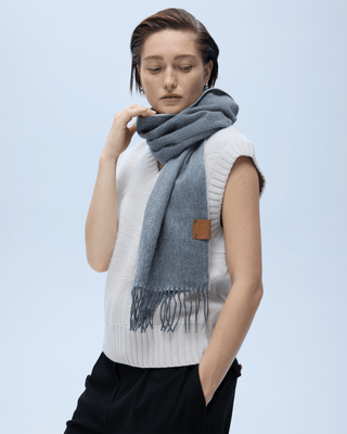 Whisper Long Scarf | Cloud Ash - Murmurs