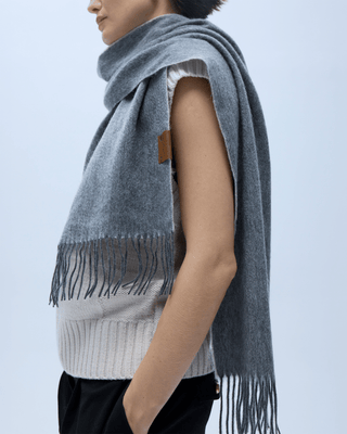 Whisper Long Scarf | Cloud Ash - Murmurs