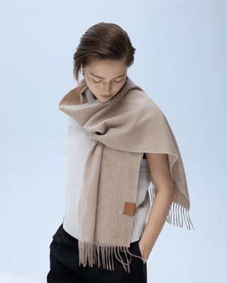 Whisper Long Scarf | Wheat Haze - Murmurs