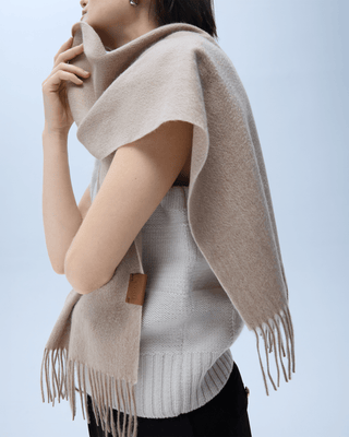 Whisper Long Scarf | Wheat Haze - Murmurs