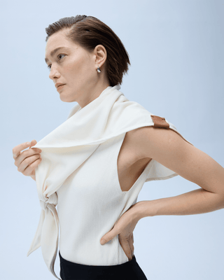 Whisper Triangle Wrap | Chalk Down - Murmurs