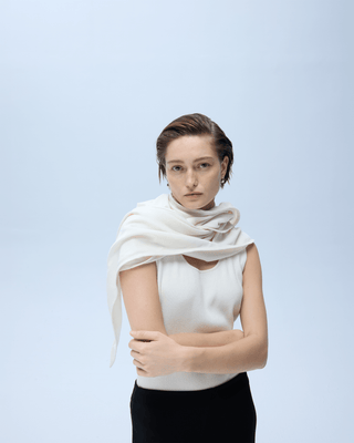 Whisper Triangle Wrap | Chalk Down - Murmurs